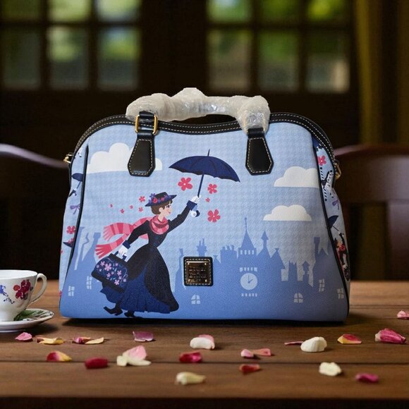 Dooney & Bourke Disney Mary Poppins Doctor Satchel Bag NWT Rare - Picture 1 of 16